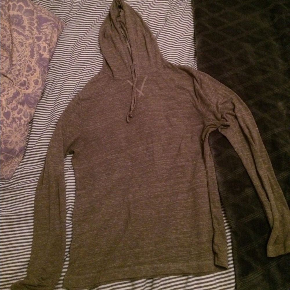Green long sleeve with hood